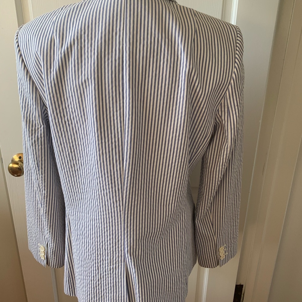 NWOT Banana Republic Classic Striped Blazer - 14 - Picture 3 of 3